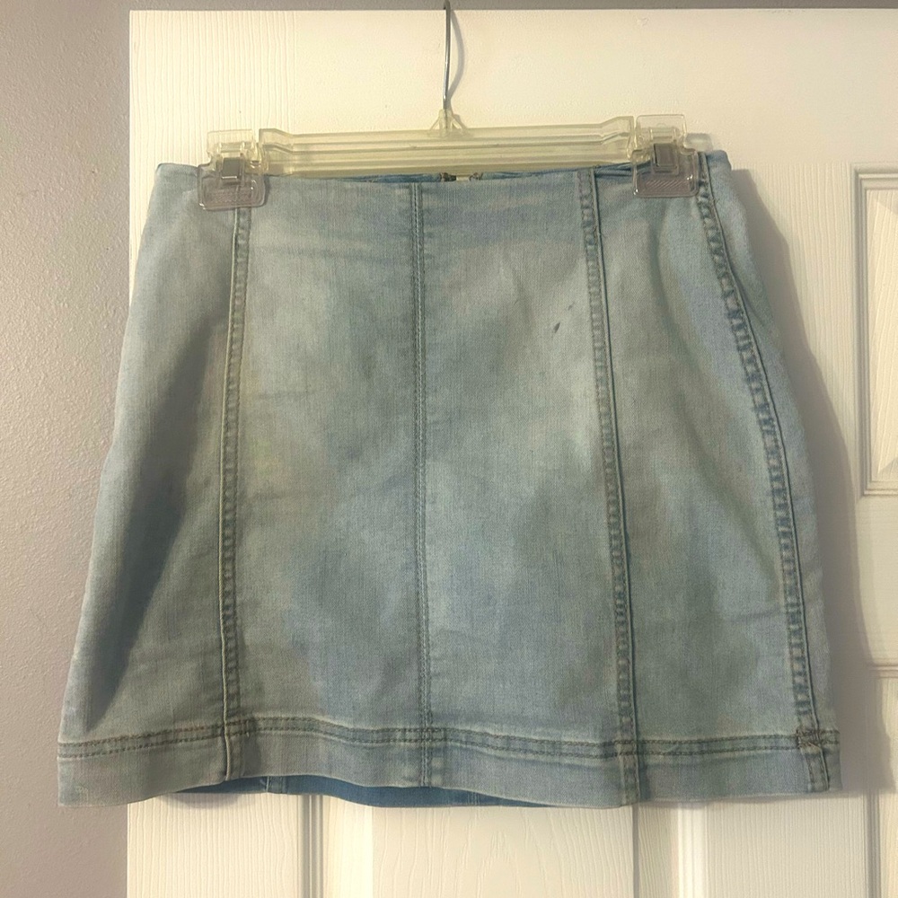 Wild Fable Jean Mini Skirt